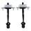 Front Left & Right Door Check Arm Stop Hinge Strap 79380-3W000 Fit for 1