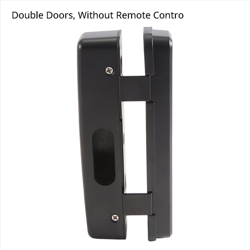 Framed Double Door No Hole Glass Fingerprint Lock Password Swipe Card 4853841173527