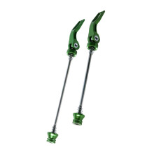 Bicycles Quick Release Hubs Skewers Levers Bicycle Hubs Tube Shafts Skewers for Mountain Bike green
