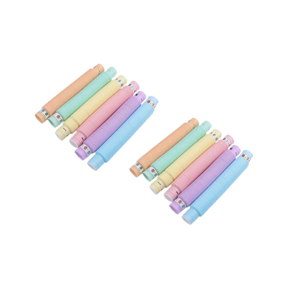 Typecat 2.9Cm Light-Emitting Tube Decompression Light-Emitting Telescopic Tube Led Light Water Pipe Color Box 12Pcs