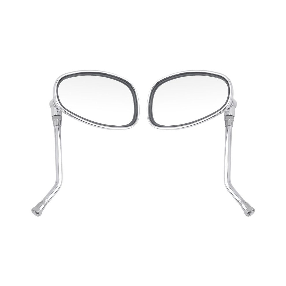 Universal Chrome Motorcycle Motorbike Mirrors For Honda Suzuki Kawasaki 10Mm Typecat