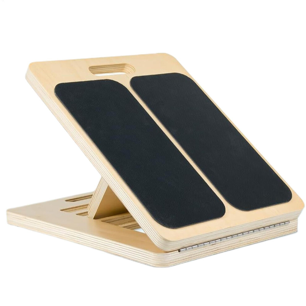 Calf Incline Board  NonSlip Leg Exercise, Incline Plate, Slant Wooden Board for Calf Stretching for Knee, Ankle, Heel, Feet, Leg