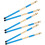 3 Pairs Drum Brushes Lightweight Durable for Beginner Jazz Drummers and Percussion Instruments 1
