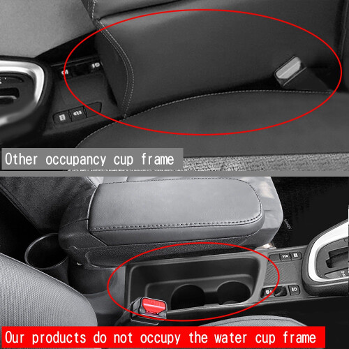 Black Center Console Armrest Box Storage Box Interior Accessories for  Yaris/Yaris Hatchback/Yaris 2