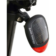 Compacte en lichtgewicht fietslamp op zonne-energie, oplaadbare LED-veiligheidslamp, hoge zichtbaarheid voor nachtelijke avonturen, energiebesparend,