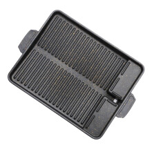Aluminum Alloy Small Griddle Pan For Gas Hob Korean BBQ Grill Plate NonStick Frying Pan Bakeware Plate