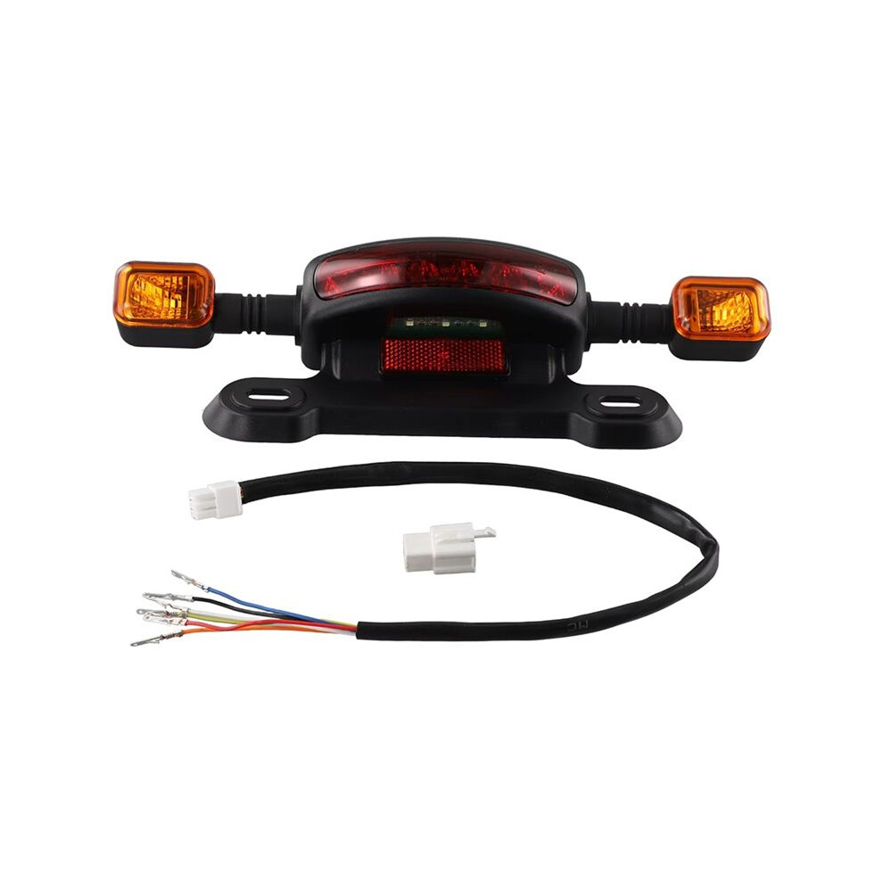 Photos - Climbing Gear 3-in-1 LED Taillight Electric Bicycle Turn Signal Rear Lamp E-Bike Rear Tail Light Indicator Cycling Modified Parts,A