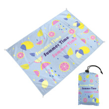 Beach blanket Sand Large, Ultralight Compact for beach, camping (140x200cm,Lemon)