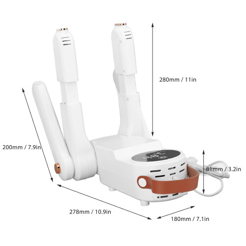 Shoe Dryer Electric Boot Dryer with Timer DualPair Constant Temperature Foldable Design 1
