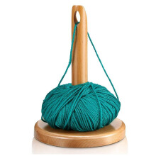 Garnhalter aus Holz zum Stricken, Häkeln und Sticken mit Loch