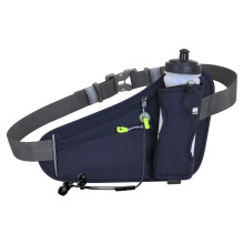 Laufgürtel mit reflektierendem Design, sicherer Flaschenhalter mit Multifunktionstasche, atmungsaktive Hüfttasche für Outdoor-Begeisterte