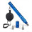 Golf Club Groove Sharpener Cleaning Tool with Replaceable Heads and Re 2