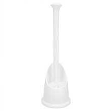 Compacte badkamerreiniger, moderne badkamerreinigingsset met ruimtebesparende compact formaat, elegante hygiëneset inclusief toiletborstel en
