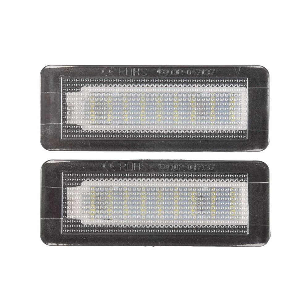 2X Car Led License Plate License Plate For Mercedes-Benz Smart Fortwo W450 W451 W453 Light 6132964733046
