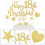 Πολύχρωμες διακοσμήσεις τούρτας γενεθλίων, ανθεκτικές και δεν σκίζονται εύκολα, 4