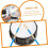 3 Pairs Drum Brushes with Comfortable Grip for Beginner Drummers Jazz Percussion Performance 4