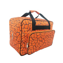 Sewing Machine Bag Waterproof Multifunctional Travel Storage Bag For Household Sewing Machines Orange With Pockets