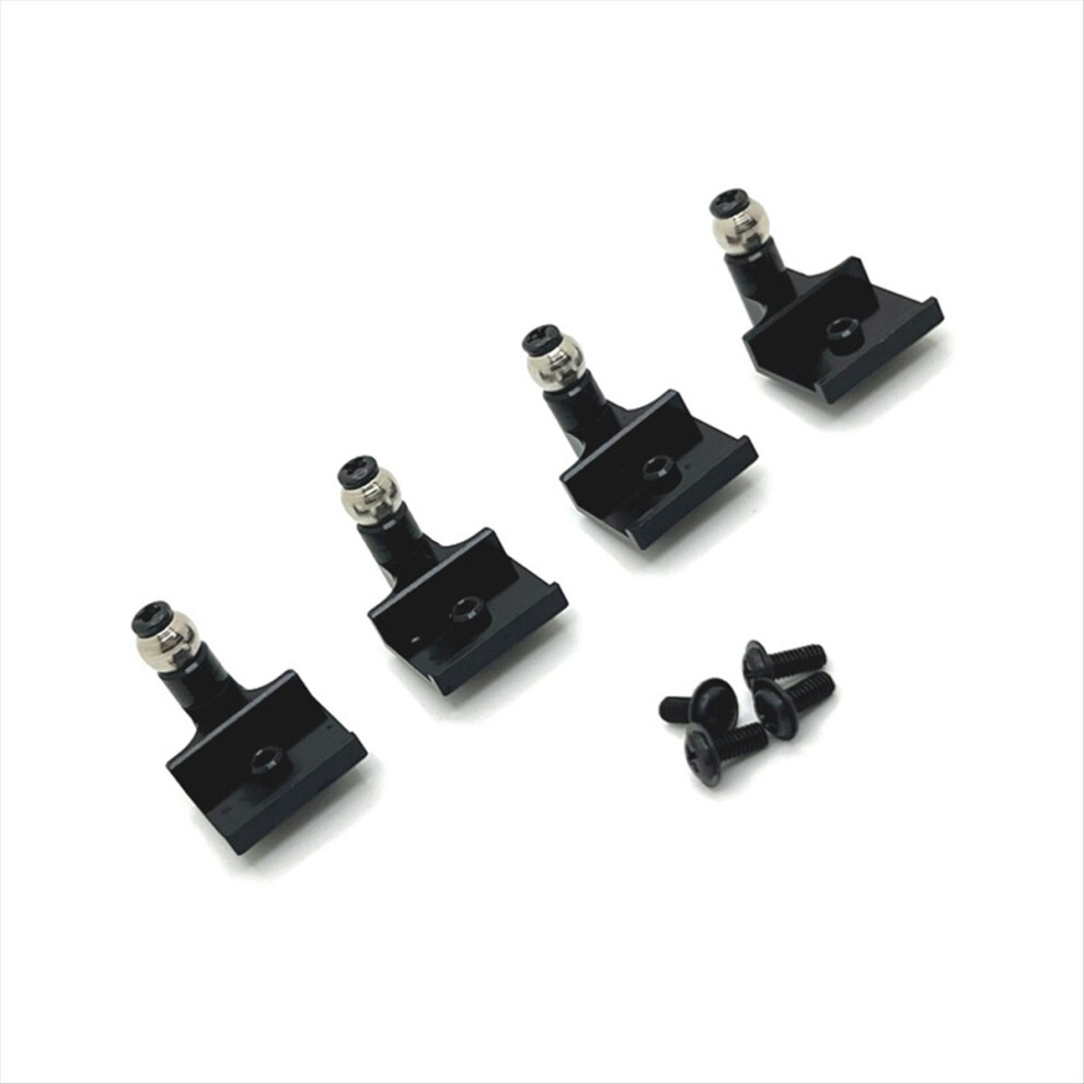 Rc Car Upgrade Front Rear Suspension Brackets Kit For 1/16 C64 Parts B Black 4853841171394