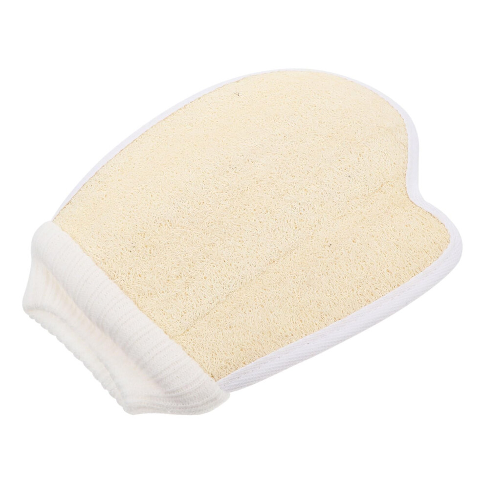 Exfoliating Bath Scrubber Gloves Dual Sided Loofah Mitts for Deep Cleaning Skin in Shower Spa Massage