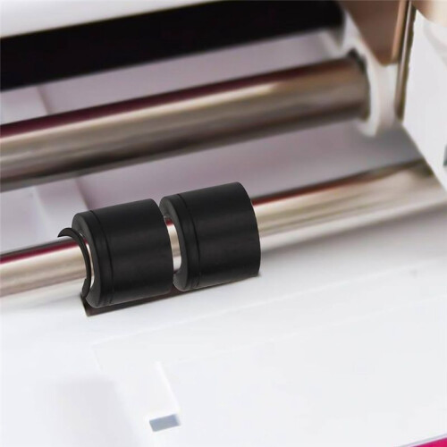 4Pcs Rubber Roller Resolution, Retaining Clip Rings Compatible for  Maker, Keep Rubber Roller From Moving 1