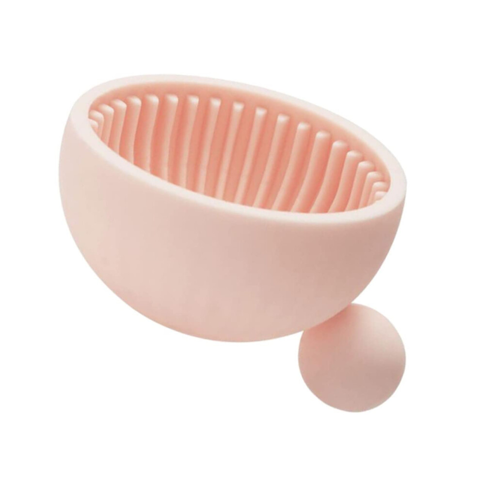 Silicone Makeup Brush Cleaner Bowl for Efficient Brush Cleaning, Compact and Adorable Design