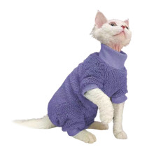 Kattensweater voor kleine, middelgrote en grote katten-Paars XL