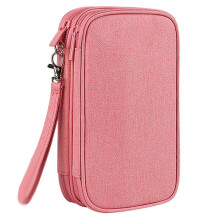 Draagbare opbergplek voor elektronica, duurzame nylon organizer voor reisaccessoires, geschikt voor USB-sticks en externe harde schijven, comfortabel