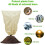Frost protection cover with drawstring for shrubs, trees, potted plants (2 pieces) 5