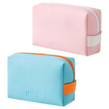 Reiscosmeticatas, levendig, hoogwaardige draagbare make-up organizer, waterbestendige nylon opvouwbare make-upborstelhouder, past in een handtas.