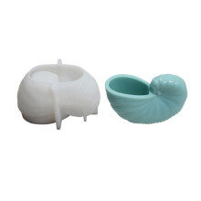3D Conch Candle Jar Mold Handgemaakte opbergdoos Beton Cement-2