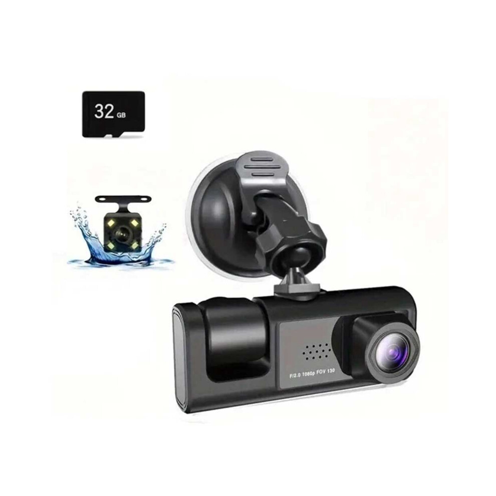 Hd 1080P+Wifi Loop Video Car Camera 3 Lens Car Recorder Wireless Wifi Mobile Connected Car Dvr 6133266926778