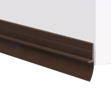 Silicone Sealing Strip, Door Draught Excluder for Doors, Door Draught Excluder Cushion, Front Door Draught Excluder 37 Inch (Brown 1m)