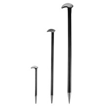 Rolling Pry Bar Set Ladies Foot Mechanical Pry Bar,Car Pry Bar,Heel Lever 6 Inches 12 Inches 16 Inches,3PCS