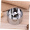 4pcs Stainless Steel Cake Ring Set NonStick Quick Release Baking Mold Easy Clean Durable 5