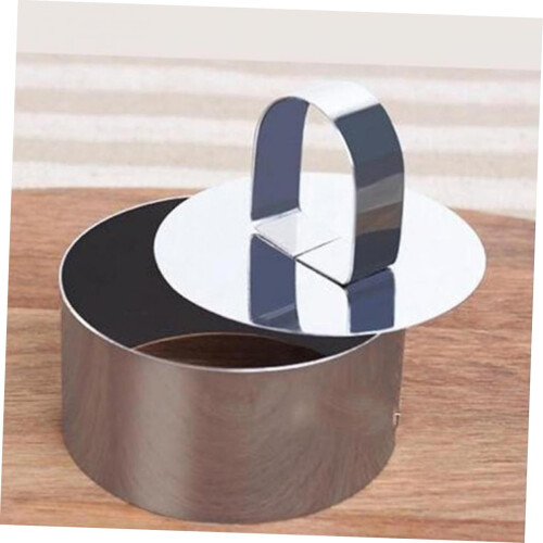 4pcs Stainless Steel Cake Ring Set NonStick Quick Release Baking Mold Easy Clean Durable 2