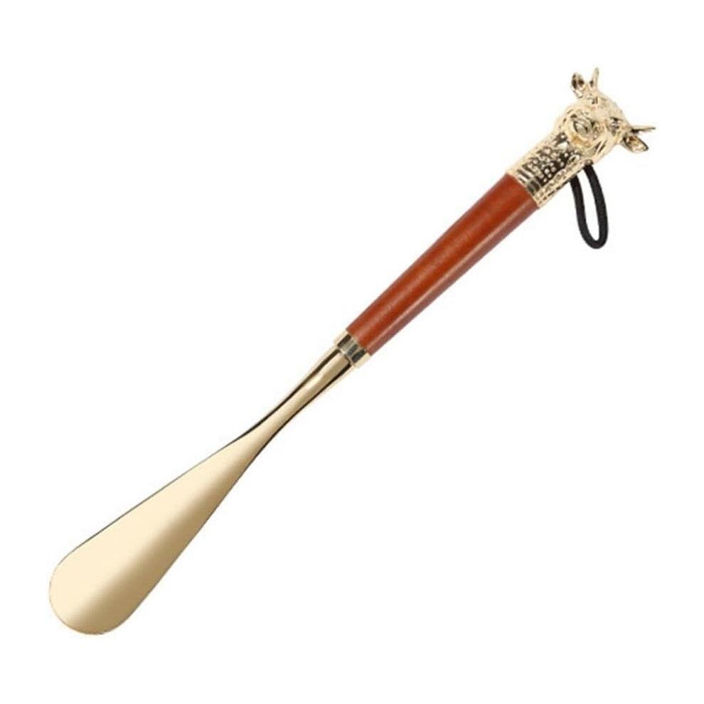 Long Handle Shoe Horn for Seniors and Elderly, 32cm Easy Shoe Lifter for Home or Travel Use
