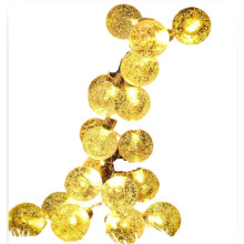 Crystal Ball Solar String Lights 10M 100 LED Outdoor Fairy Lights with 12 Modes 16 Colors Warm Yellow Glow Waterproof IP67 Flexible Wire Decorative Li