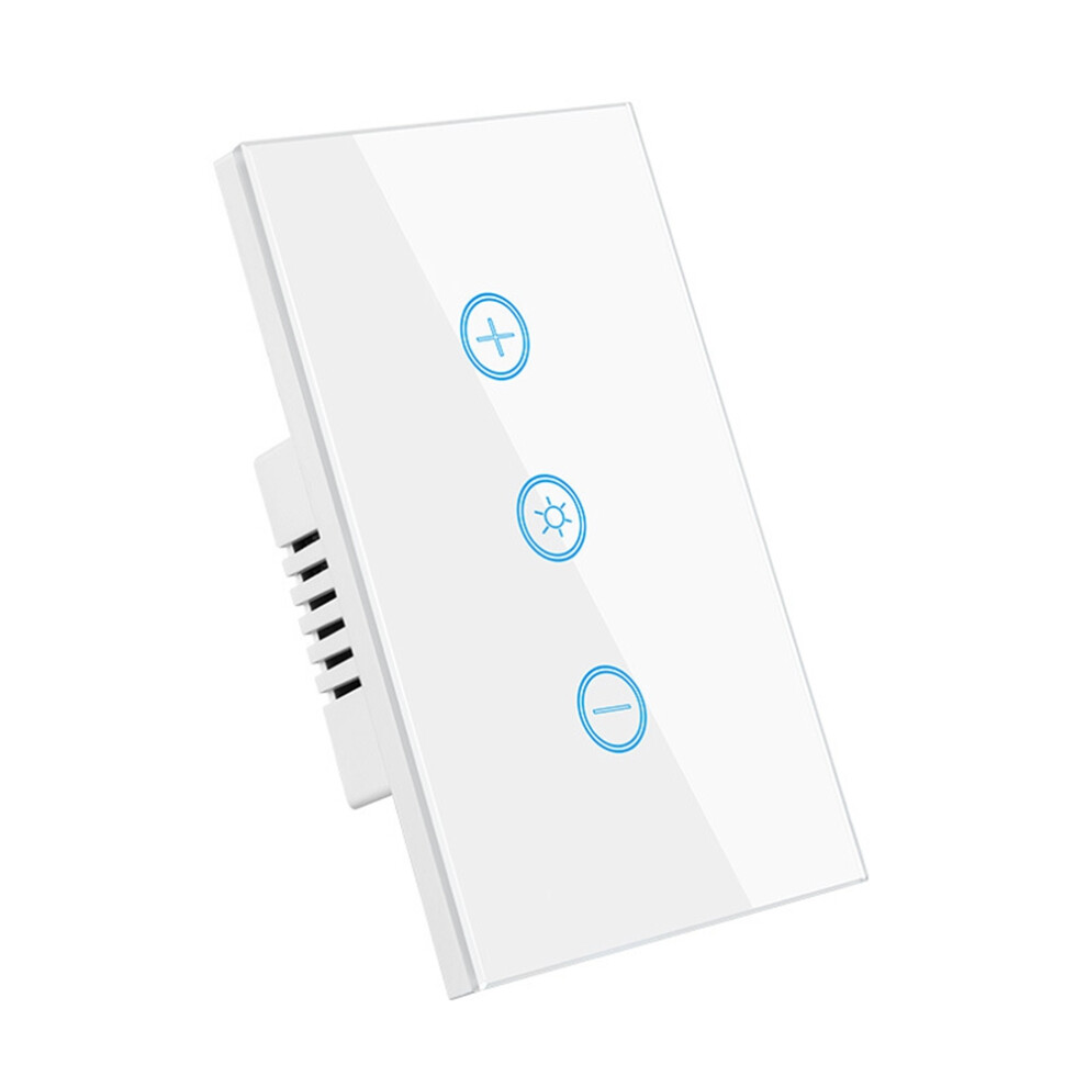 Tuya Wifi Smart Dimmer Switch Us Glass Panel Wall Touch Life App Contr 4853841184059