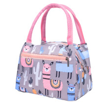 Isolierte Lunchtasche mit auslaufsicherem Design, wiederverwendbare Lunchbox für Damen und Herren, hält Speisen warm und kalt, große Vordertasche,