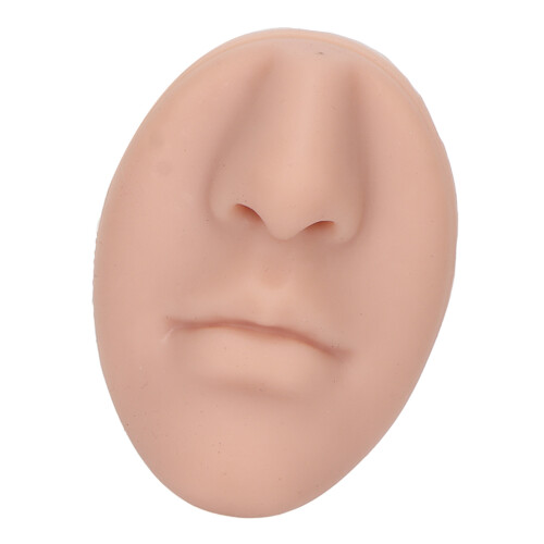 Nasenmodell aus Silikon mit Mund, flexibel, 2