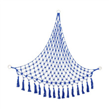 Hammock Outdoor Camping Hammocks Macrame Hammock Net, Toy Storage, Boho Decor, 's Room Toy, Cuddly Toys, Hammock Net, Organise (Royal Blue)