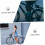 Removable Bicycle Saddle Back Seat with NonSlip Black Stretch Leather, Compatible with Various Models 3