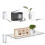 Acrylic Floating Shelf Small Storage Rack Wall-Mounted Decor for Bathr 6