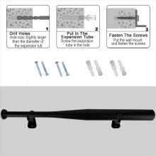 1 Pair Acrylic Baseball Wall Mounted Holder Bat Display Softball Bats