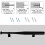 1 Pair Acrylic Baseball Wall Mounted Holder Bat Display Softball Bats 1