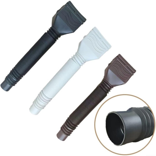 Innovative Downpipe Extension Solution Flexible Length up to 150cm Brown Brown 1