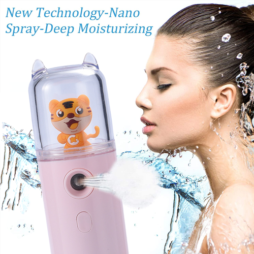 Επαναφορτιζόμενος Nano Facial Mister, λειτουργία επανόρθωσης με μίνι ψεκαστήρα από υλικό 2