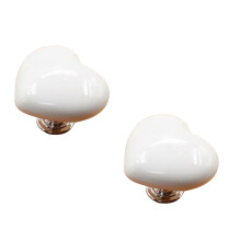 2 stuks eigenzinnige toiletdrukknop waterdrukknop-Wit 2 stuks