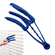 Car Cleaning Brush with Microfiber Duster, MultiFunction Blinds and Door Track Tool, Removable Sleeve