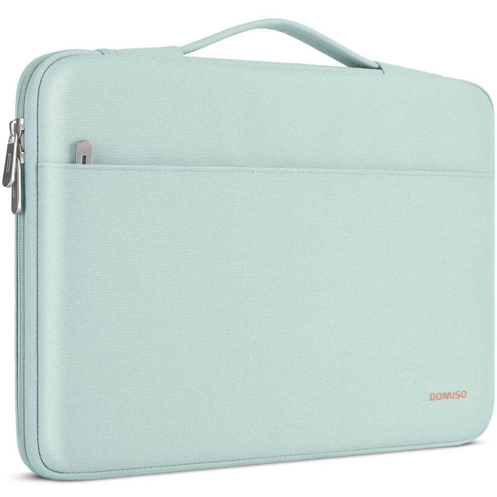 17 Inch Waterproof Laptop Sleeve With Handle, Shockproof Canvas Case For 17.3 Inch Laptops, Mint Green 9001264671136